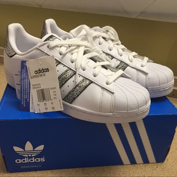 adidas Shoes - Brand New Adidas Metallic Superstars size 8